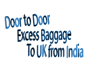 Door to door excess baggage to UK from India