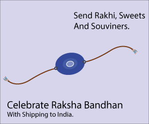 Celebrate Raskha Bandhan With Shipping to India