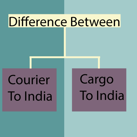 Difference Between Courier to India And Cargo To India