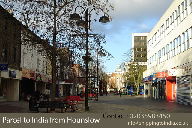 Parcel to India from Hounslow