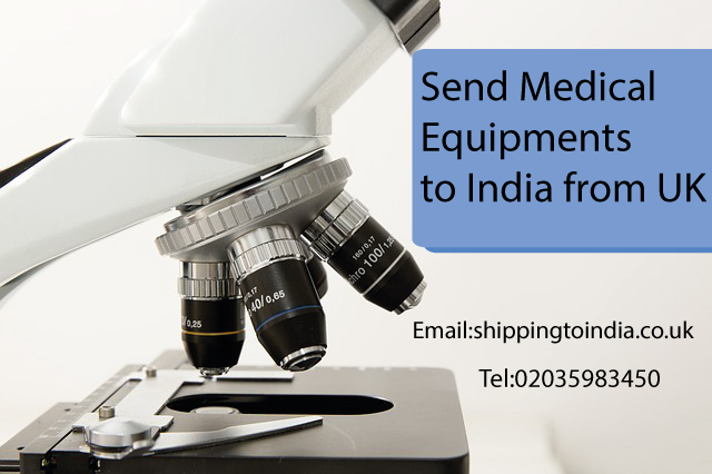 Send medical equipments to India